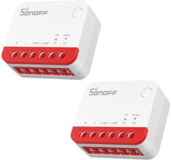 SONOFF Releu inteligent Smart roller shutter switch Zigbee Sonoff MINI-ZBRBS (2pak) (56971) - 24mag