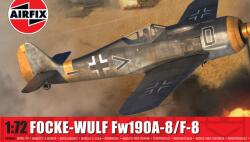 Airfix Model de asamblat Airfix Militare: Avioane - Vânător german Focke-Wulf Fw190A-8/F-8 (AIR02066A)