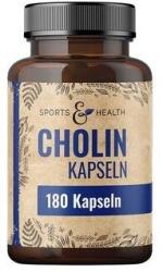 Sports & Health Solutions Colină, 250 mg, 180 capsule Sports & Health Solutions