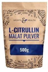 Sports & Health Solutions L-Citrulina malat, 6000 mg, 500 g, Sports & Health Solutions