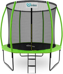 INLEA ULTIMATE Jump Trambulin belső védőhálóval 250 cm - világoszöld (IN01-0009) - pepita