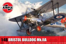 Airfix Model de asamblat Airfix Militari: Avioane - Avion de vânătoare britanic biplan Bristol Bulldog Mk. IIA (AIR05145)