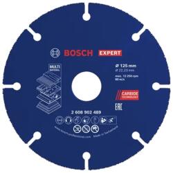 Bosch Disc taiere lemn/plastic din carbura Bosch EXPERT Multi Material, 125x22.23mm (2608902489) Disc de taiere