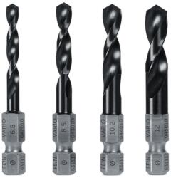 FEIN Set burghie pentru metal Fein Vario, 6.8/8.5/10.2/12mm, 4 bucati (63111050010) Burghiu