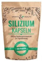 Sports & Health Solutions Siliciu din bambus, 250 mg, 250 capsule