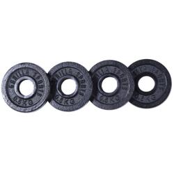 Gorilla Sports Öntöttvas teherlemez szett fekete 4 x 0, 5 kg (100538-00019-0003) - kokiskashop Súlytárcsa