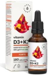Aura Herbals Vitamina D3 + K2, picături, 800 IU/20 g, 30 ml, Aura Herbals