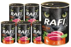 RAFI Cat adult kacsával 12 x 400 g felnőtt macskáknak