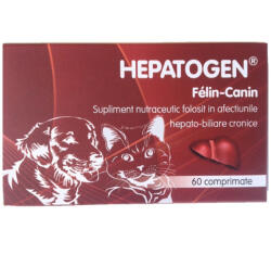 Sanal Hepatogen Felin Canin, 25 mg, 60 comprimate