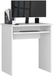 Brius Birou compact pal cu raft tastatura extensibil, 68x51x74 cm, ideal spatii mici, alb (AK-38163584)