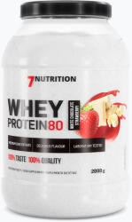 7Nutrition Proteină din zer 7Nutrition Protein 80 ciocolată albă cu căpșuni 7Nu000315