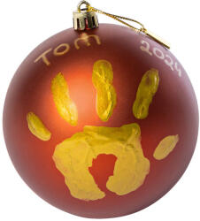 Tiny Love Коледна топка за отпечатък Tiny Love Tiny Creations, червена (Christmas Ball)