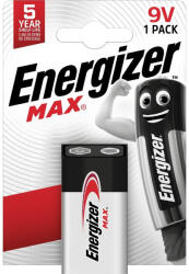 Energizer Max blokkelem alkáli 9 V (6LR61MAX-CHP1)