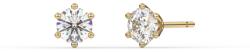 Arany ékszer Juta Gold sárga arany fülbevaló laboratóriumi gyémánttal - JTFJ-7618 (JTFJ-7618)