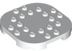 LEGO® Placă modificată 6 X 6 cu colţuri rotunjite (6475043)