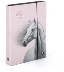 KARTON P+P Cai romantic: cutie dosar cu model de cal - format A4 (5 71026)