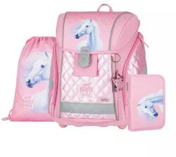 KARTON P+P Horse Romantic: Premium One set ghiozdan școlar - 3 piese (0 13726)