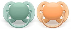 Philips Suzeta de joacă Ultra Soft Premium - neutră - 0-6 luni - 2 bucăți (14A0DB)