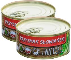 Marlej Conservă alimentară Marlej - Delicatesă Slavă de ficat 300 g - 2 buc