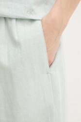 Calvin Klein Jeans панталон дамски с лен (LV047F631G) - answear - 129,07 лв