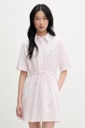 Tommy Hilfiger rochie tip cămașă din bumbac PPYA-SUD1UN_03X (DW0DW20617)