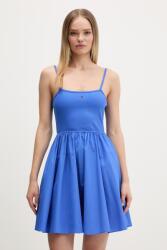 Tommy Hilfiger rochie evazată din bumbac PPY2-SUD1BU_54X (DW0DW22352)