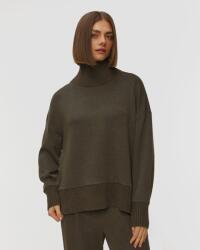 Varley Bluză Verde închs Cu Guler înalt Pentru Femei Varley Barker High Neck Sweat