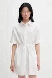 Tommy Hilfiger rochie tip cămașă din bumbac PPYA-SUD1UN_01X (DW0DW20617)
