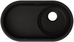 BLANCO OOVALON 700-U mystic black mosogató, VELGRANIT, lefolyó nélk (527989) - modernkonyha
