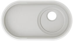 BLANCO OOVALON 700-U cloud white mosogató, VELGRANIT, lefolyó nélk (527990) - modernkonyha