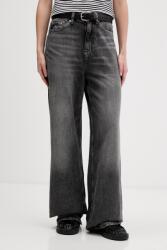 Tommy Jeans blugi wide leg pentru femei PPY2-SJD0M0_99J (DW0DW22755)