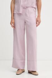 United Colors of Benetton pantaloni pentru femei din in PPY2-SPD0M9_30X (4AGHDF0BF)