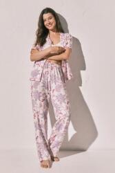 Women'Secret kétrészes pizsama női viszkóz - lila S - answear - 16 090 Ft