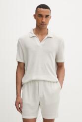 Calvin Klein polo tricotat męski din vâscoză PPY2-TSM17M_01X (LV00NM2986)