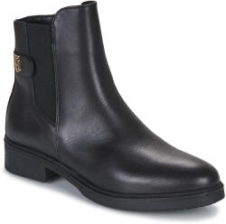 Tommy Hilfiger Ghete Femei TH LEATHER FLAT BOOT Tommy Hilfiger Negru 39
