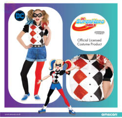 Amscan Harley Quinn Lány Gyerek Jelmez - Eredeti DC