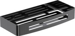 Mexen Laxo-L coș de baie, crom negru - 70A8713-73 (70A8713-73)