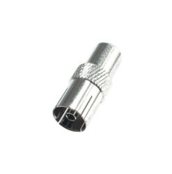 Somogyi Elektronic SOMOGYI Home FST 2X koax aljzat, fém, kábelre tekerhető (FST 2X)