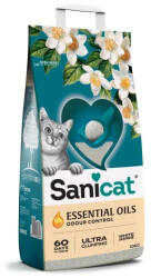 Sanicat macskaalom ESSENTIAL OILS White Jasmine - fehér jázmin illat 10kg (kb. 12l) - kutyazoo