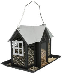 TRIXIE Kültéri Madáretető Villa Fém 2000ml/26x19x19cm, Fekete