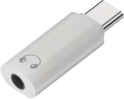  Adapter: TC-0008 - Type-C (USB-C) - Jack (3, 5mm) adapter, fehér