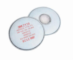 3M 2138 szűrőbetét P3, O3 2db/csom (0704000499999)