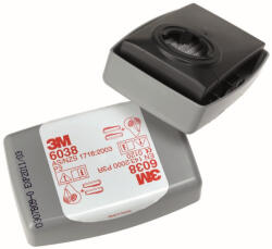 3M 6038 szűrőbetét P3, gözök HF, O3 (0704009699999)