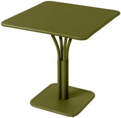 Fermob Zöld fém asztal Fermob Luxembourg Talapzat 71 x 71 cm - pesto ernyő (FB-4146-D3)