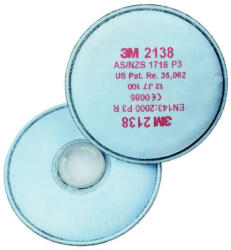 3M 2138 p3 aktívszenes szűrőbetét (3M_2138) - munkavedelemplusz