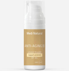 MediNatural Anti-aging+ fényvédő nappali arckrém enyhe színezéssel - SPF 30 - 50 ml