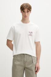 Marc O'Polo t-shirt férfi pamut - bézs L - answear - 15 390 Ft