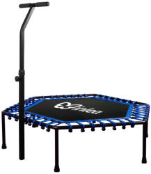 INLEA FITNESS Trambulin kapaszkodóval 130 cm - kék (IN03-0003) - inlea