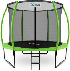INLEA ULTIMATE Jump Trambulin belső védőhálóval 305 cm - világoszöld (IN01-0012) - inlea