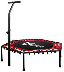 INLEA FITNESS Trambulin kapaszkodóval 130 cm - piros (IN03-0001) - inlea